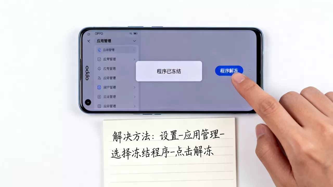 oppo程序冰冻什么意思,手机后台程序被冻结怎么解决 oppo程序冰冻什么意思,手机后台程序被冻结怎么解决
