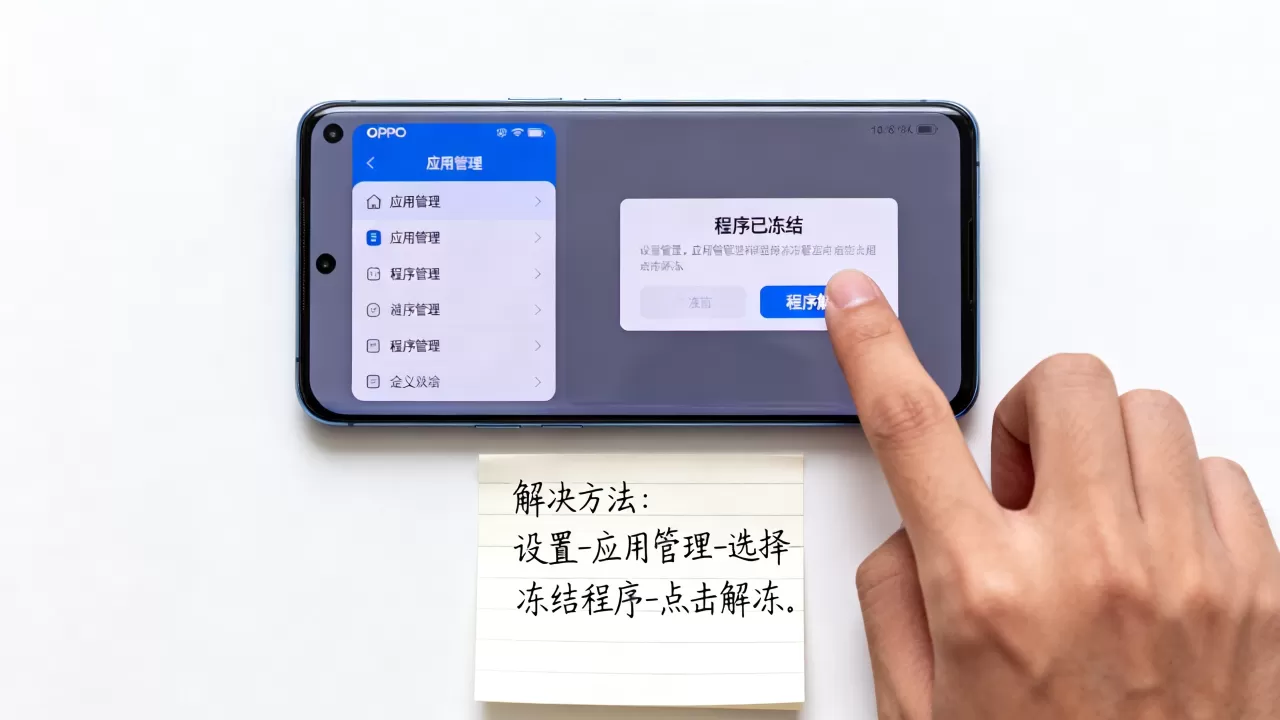 oppo程序冰冻什么意思,手机后台程序被冻结怎么解决 oppo程序冰冻什么意思,手机后台程序被冻结怎么解决