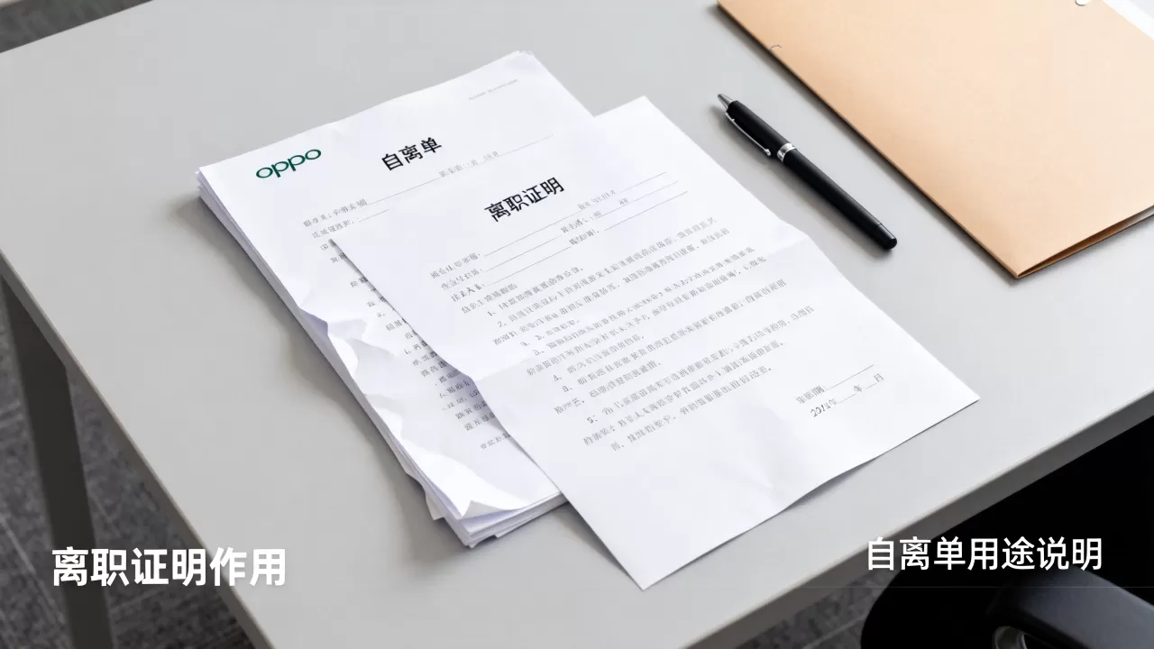 oppo自离单什么用,离职证明有什么用 oppo自离单什么用,离职证明有什么用