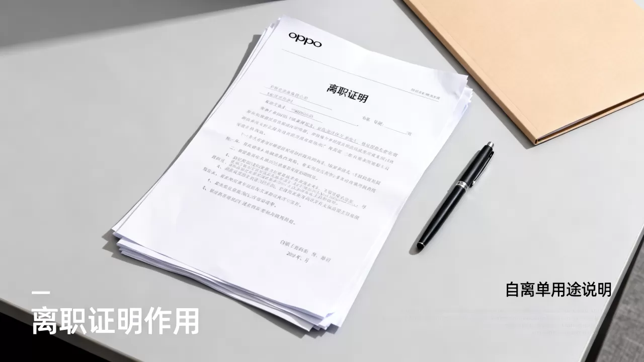 oppo自离单什么用,离职证明有什么用 oppo自离单什么用,离职证明有什么用