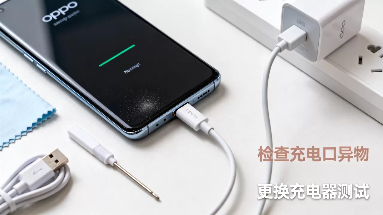 OPPO为什么充不上电?手机充电没反应怎么办 OPPO为什么充不上电?手机充电没反应怎么办