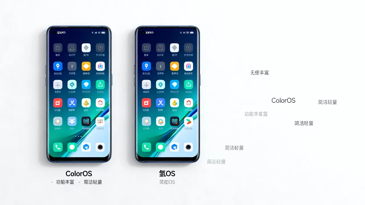 OPPO两个系统都有什么，ColorOS和氢OS有什么区别
