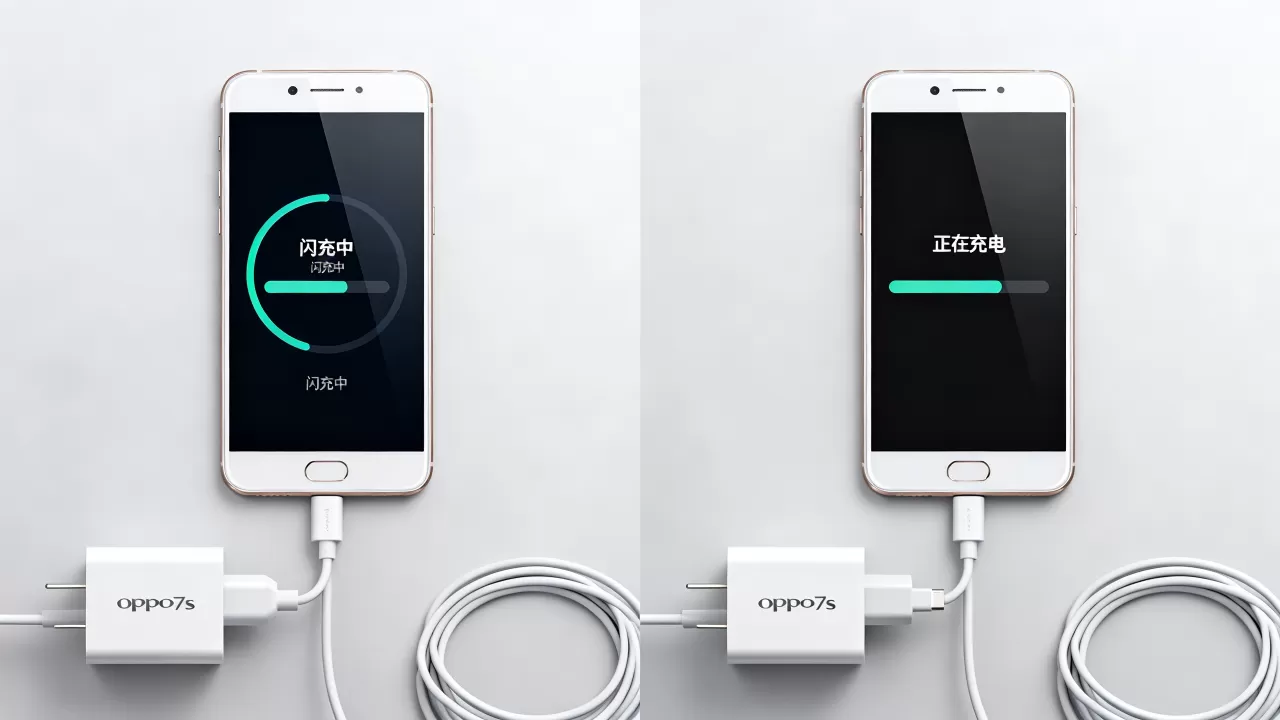 OPPOR7s闪充显示什么区别?闪充与普通充电的区别 OPPOR7s闪充显示什么区别?闪充与普通充电的区别