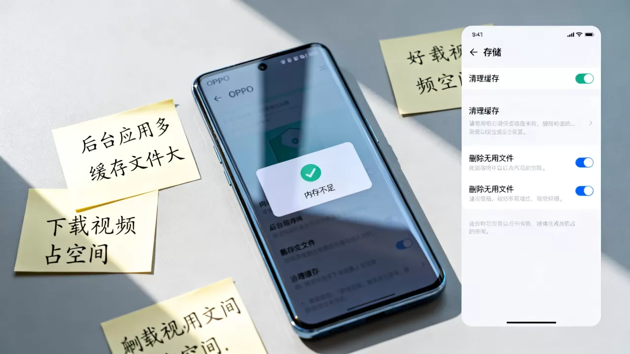 我的oppo手机为什么老是内存不足，oppo手机清理内存方法