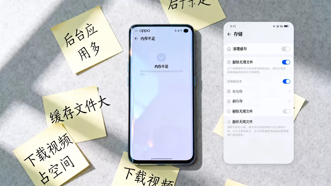 我的oppo手机为什么老是内存不足，oppo手机清理内存方法