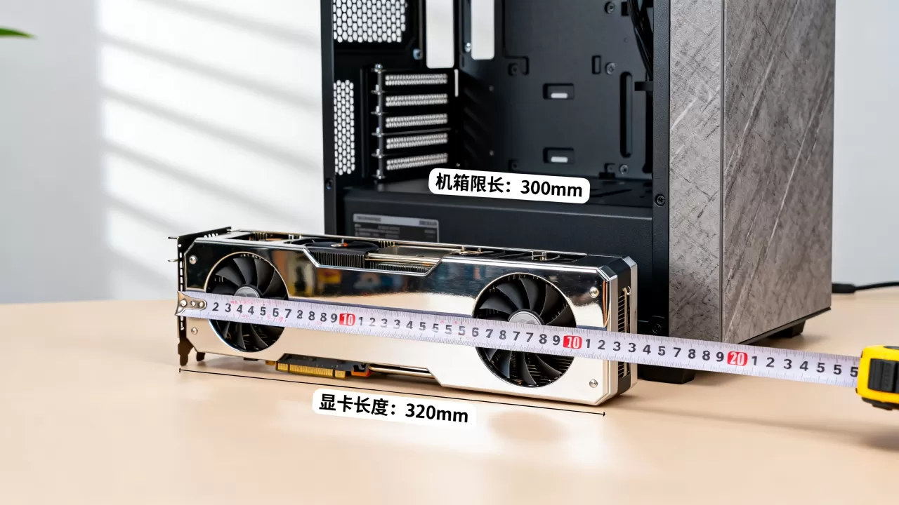 机箱装不下显卡怎么办？显卡尺寸与机箱兼容性