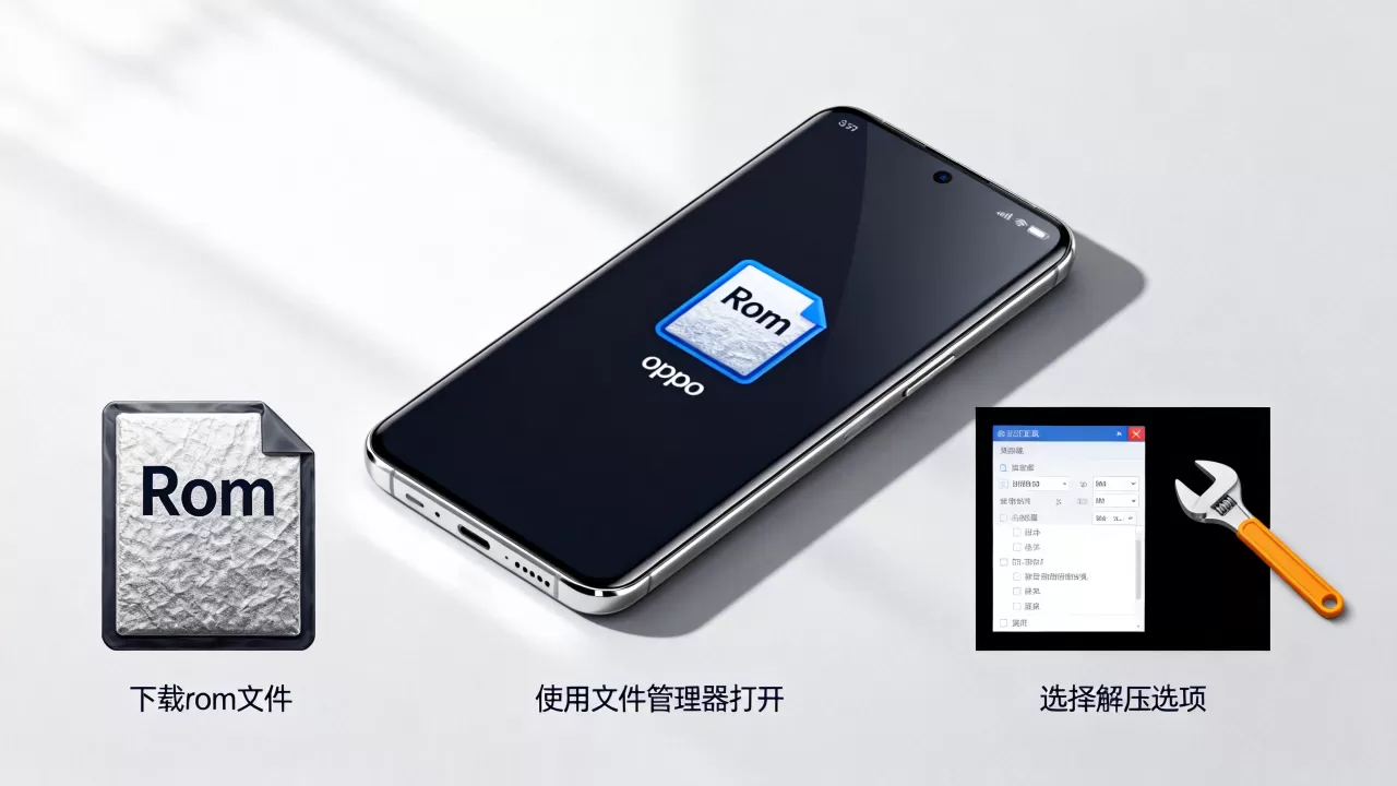 oppo下载rom用什么打开，oppo手机rom文件怎么解压