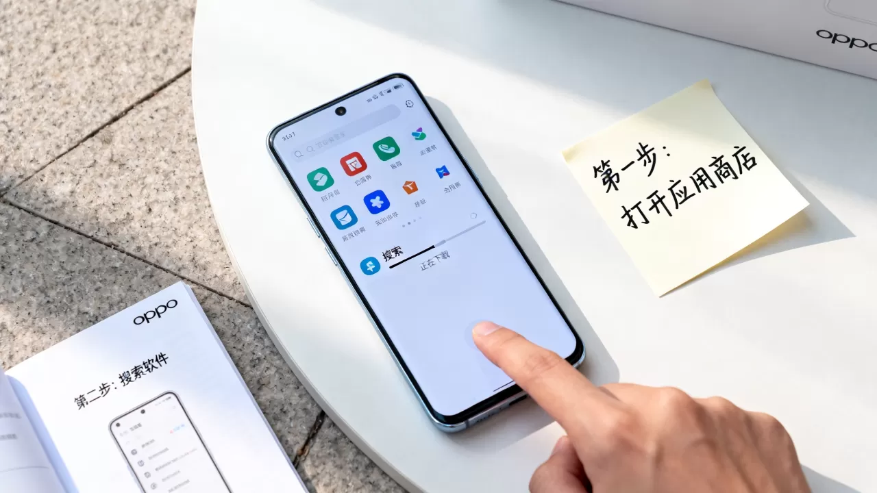oppo下东西用什么软件下载，oppo手机下载软件教程