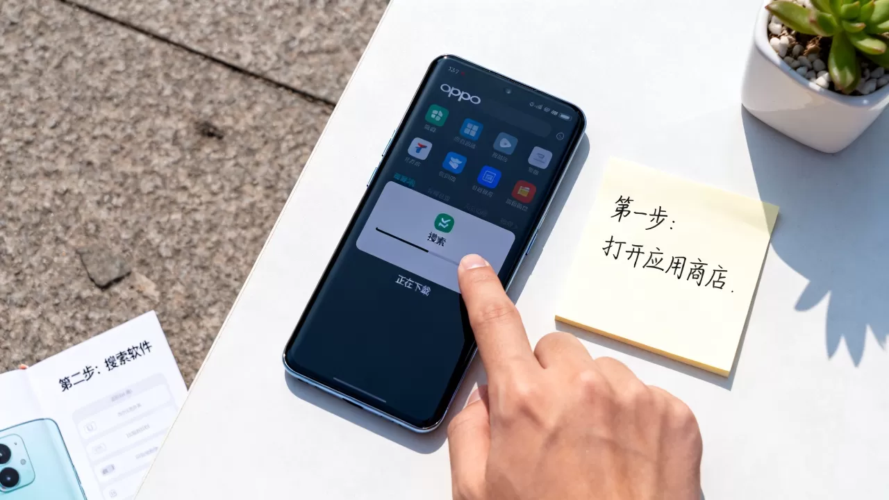 oppo下东西用什么软件下载，oppo手机下载软件教程