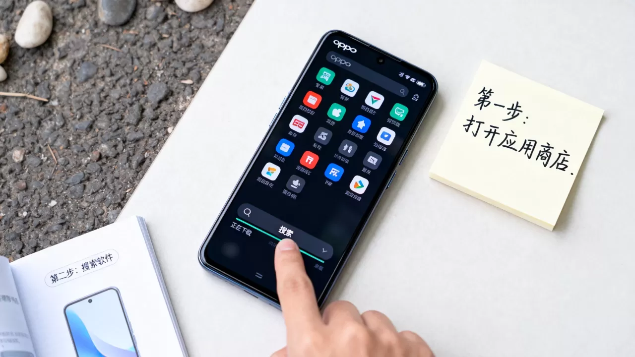 oppo下东西用什么软件下载，oppo手机下载软件教程
