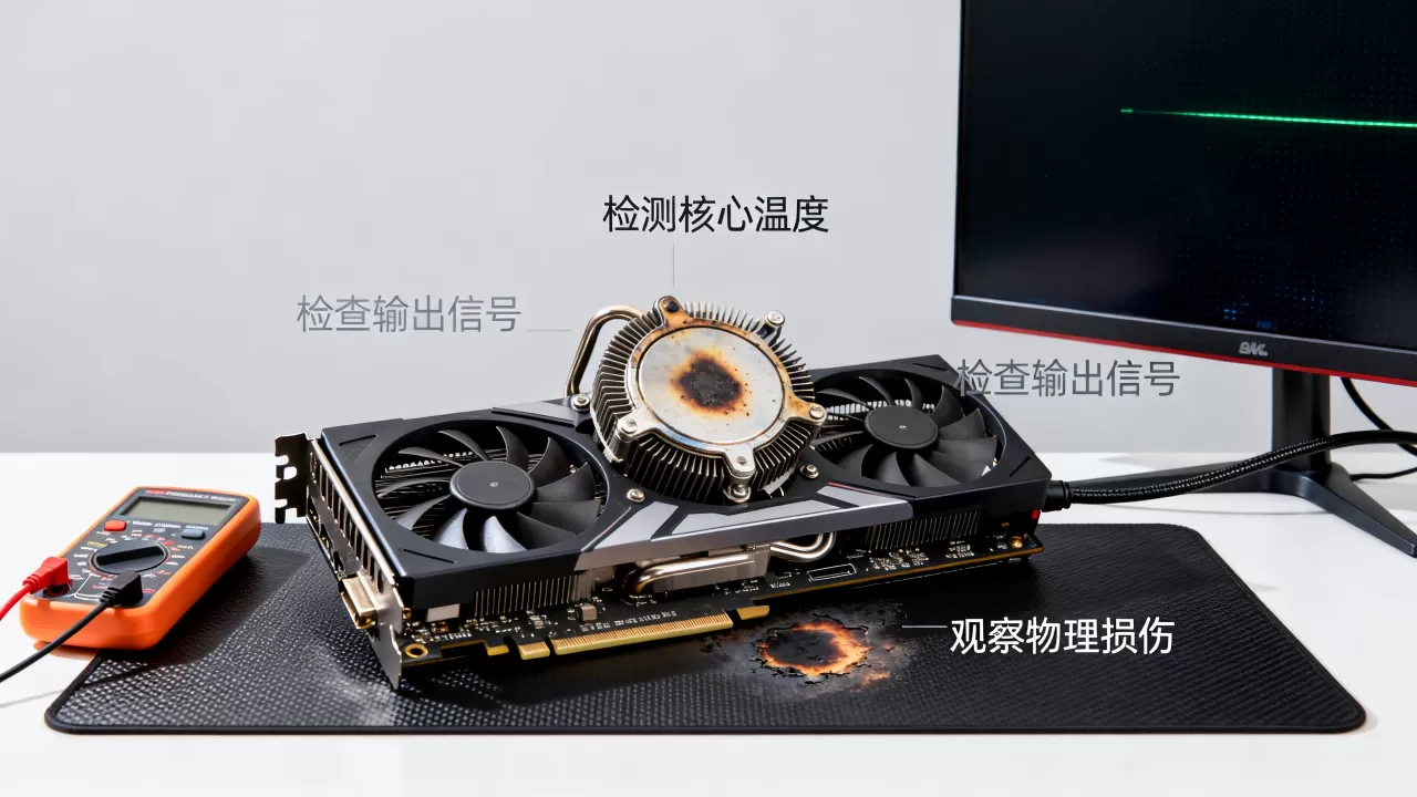 检测显卡核心是否损坏,显卡核心坏了怎么办 检测显卡核心是否损坏,显卡核心坏了怎么办