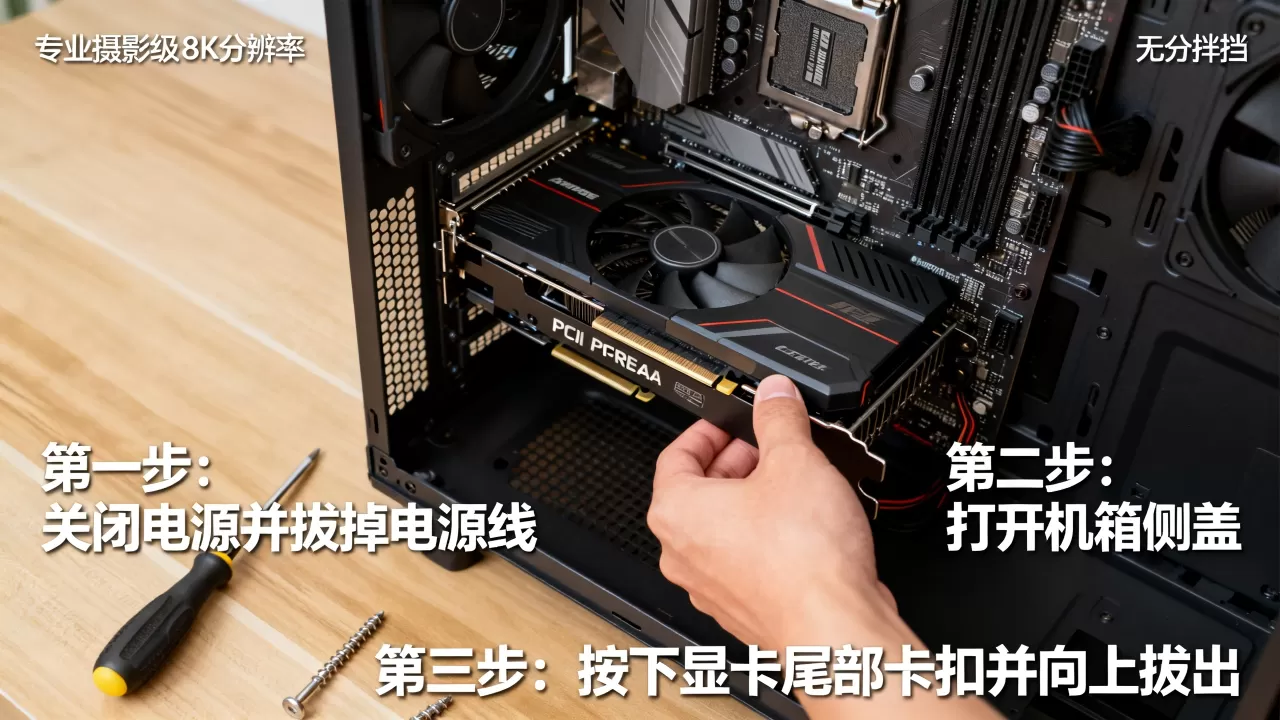 拆显卡教程，显卡怎么拆下来？