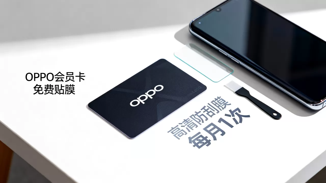 OPPO会员卡免费贴膜是贴什么膜，OPPO免费贴膜政策