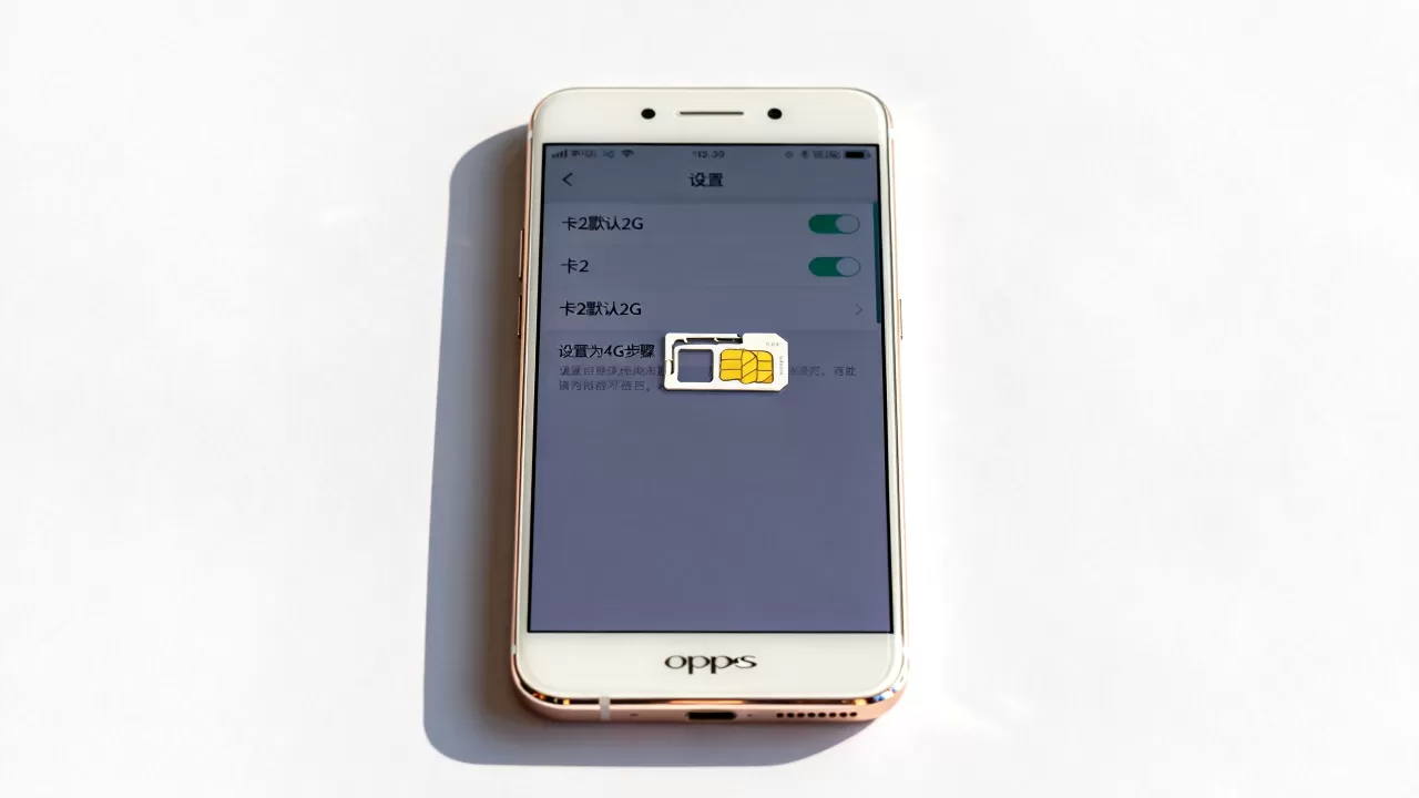 OPPOR9s为什么卡2是2G，OPPOR9s卡2设置成4G