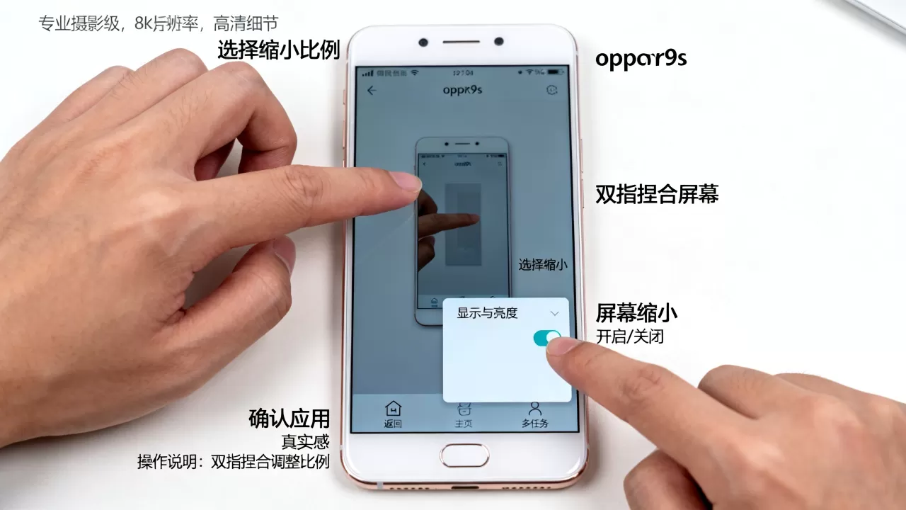 oppor9s缩屏有什么用,手机屏幕缩小操作教程 oppor9s缩屏有什么用,手机屏幕缩小操作教程
