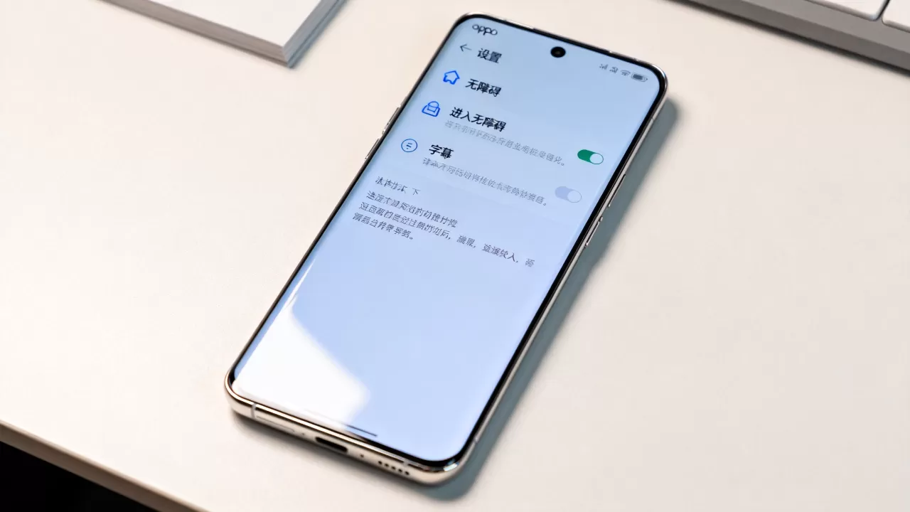 oppo设置中字幕是什么，oppo手机怎么开启字幕