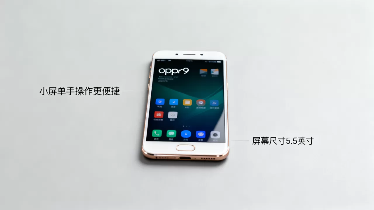 oppor9的小屏有什么用，oppor9手机屏幕尺寸多大