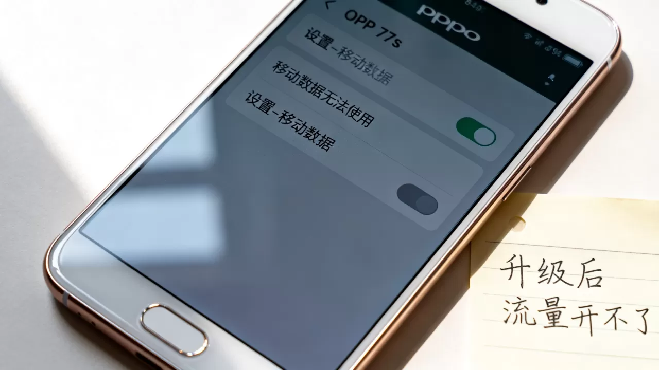 OPPO R7s升级后流量开不了,为什么手机升级后移动数据无法使用 OPPO R7s升级后流量开不了,为什么手机升级后移动数据无法使用