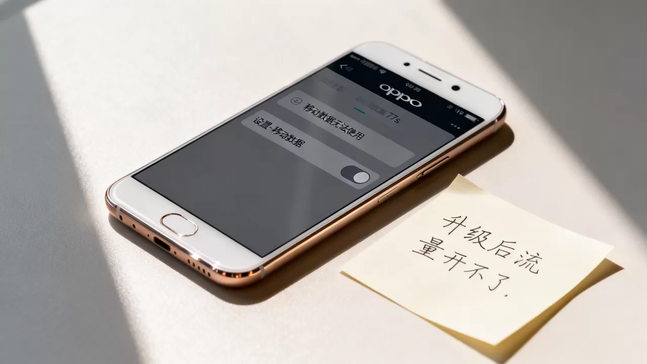 OPPO R7s升级后流量开不了,为什么手机升级后移动数据无法使用 OPPO R7s升级后流量开不了,为什么手机升级后移动数据无法使用