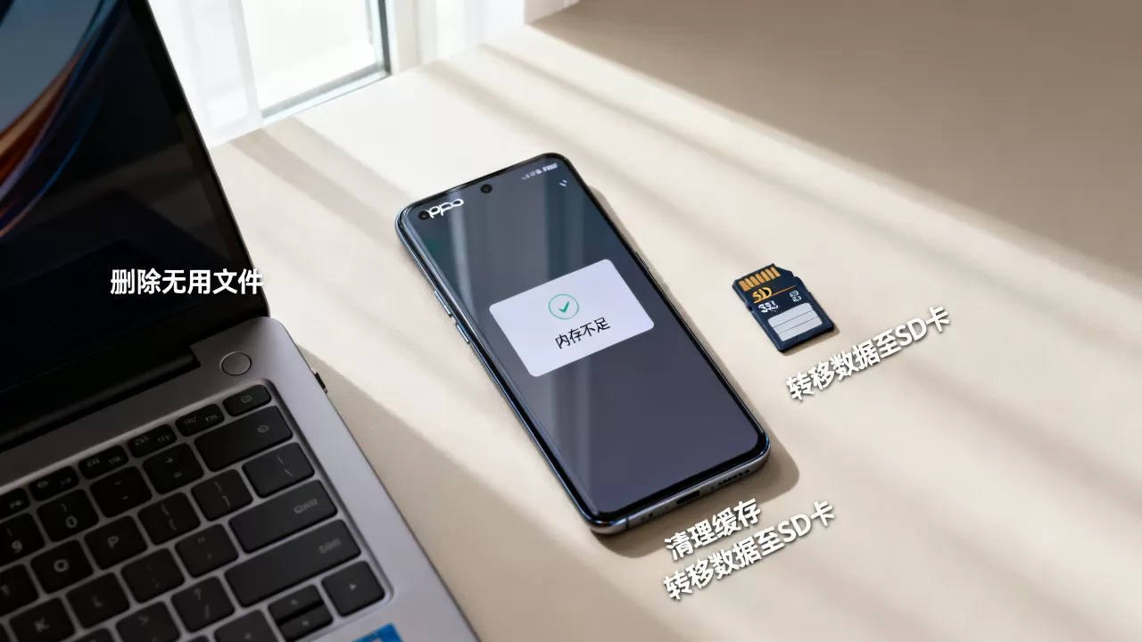 oppo手机为什么有7G内存显示不足，手机内存不足怎么解决