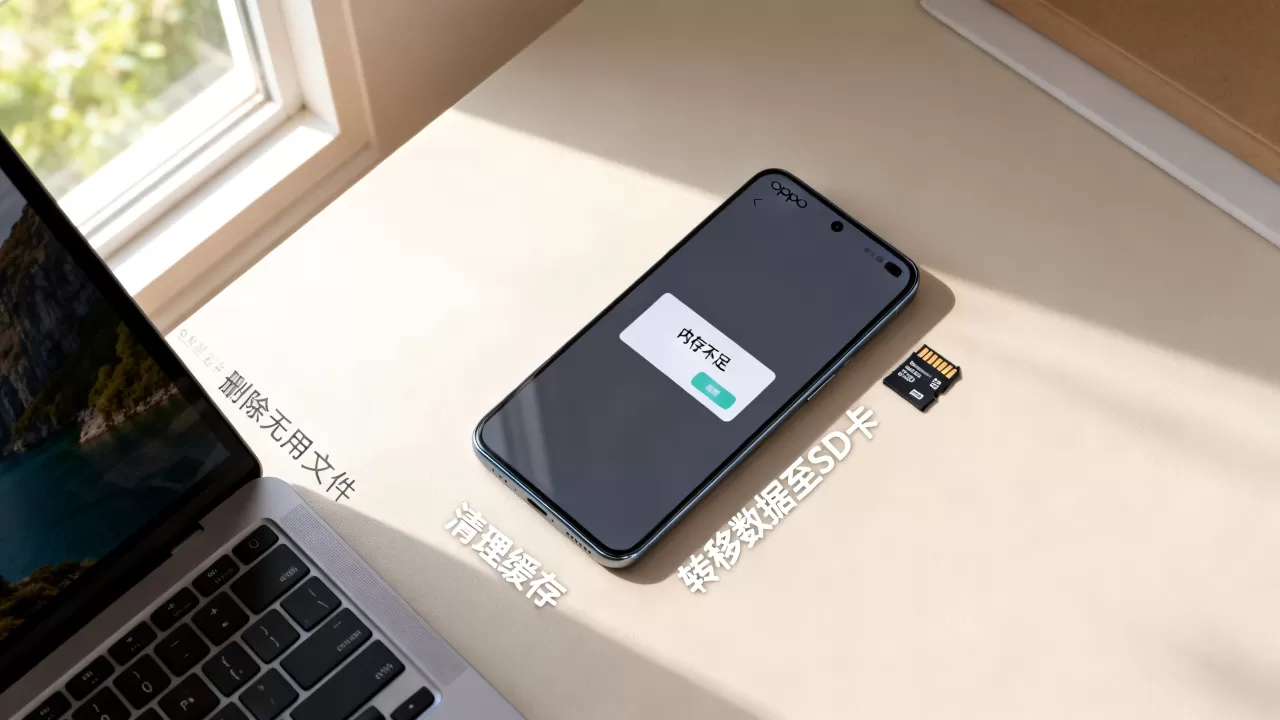 oppo手机为什么有7G内存显示不足，手机内存不足怎么解决