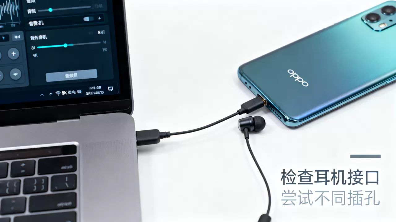 为什么OPPO手机耳机插电脑没声音?电脑耳机插口不兼容怎么办 为什么OPPO手机耳机插电脑没声音?电脑耳机插口不兼容怎么办