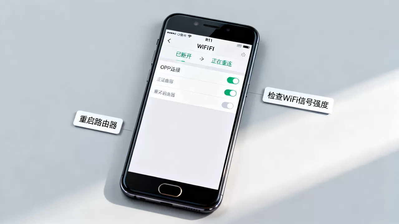 oppor11为什么重复无线，OPPO R11手机连接WiFi时自动断开重连解决方法