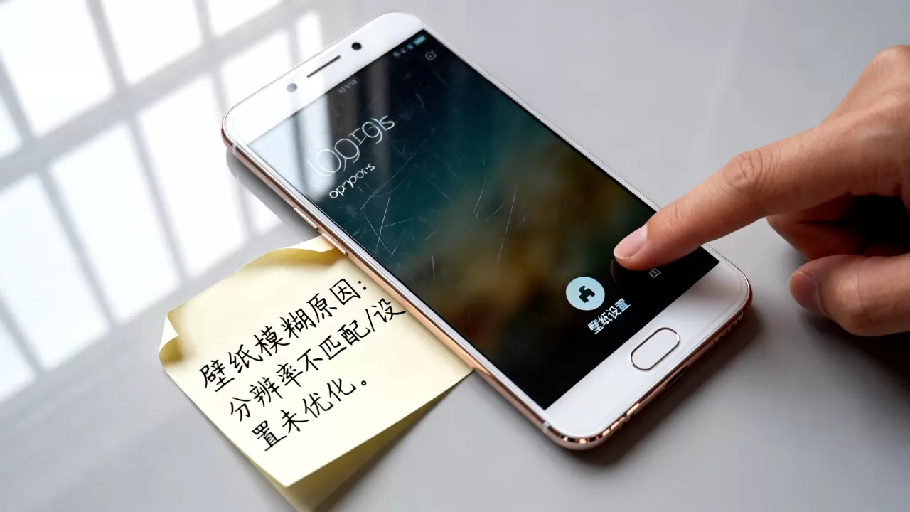 oppor9s为什么壁纸模糊,手机壁纸模糊不清怎么办 oppor9s为什么壁纸模糊,手机壁纸模糊不清怎么办