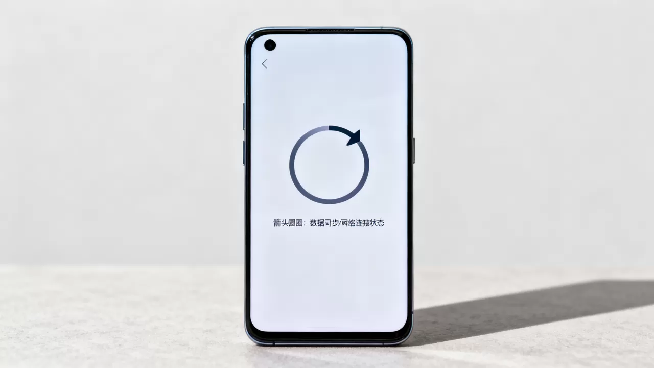 oppo手机上的箭头圆圈是什么意思,oppo手机图标含义 oppo手机上的箭头圆圈是什么意思,oppo手机图标含义