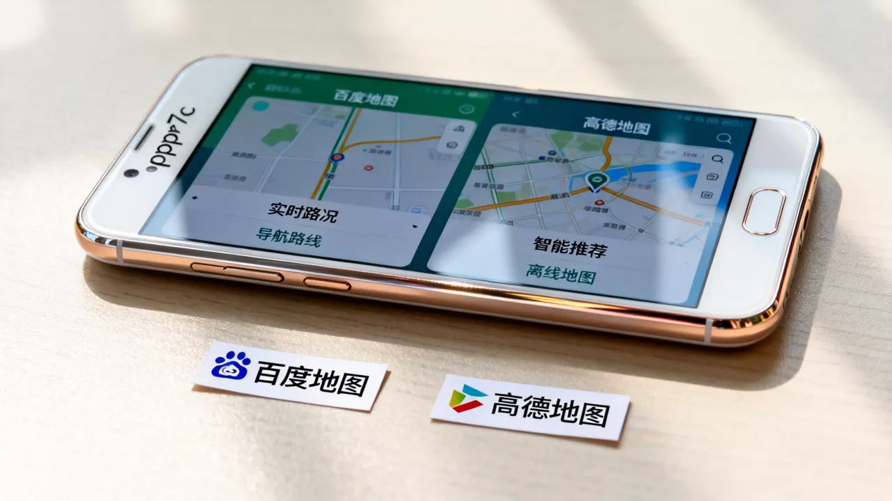 oppor7c用什么地图好,百度地图高德地图哪个好用 oppor7c用什么地图好,百度地图高德地图哪个好用