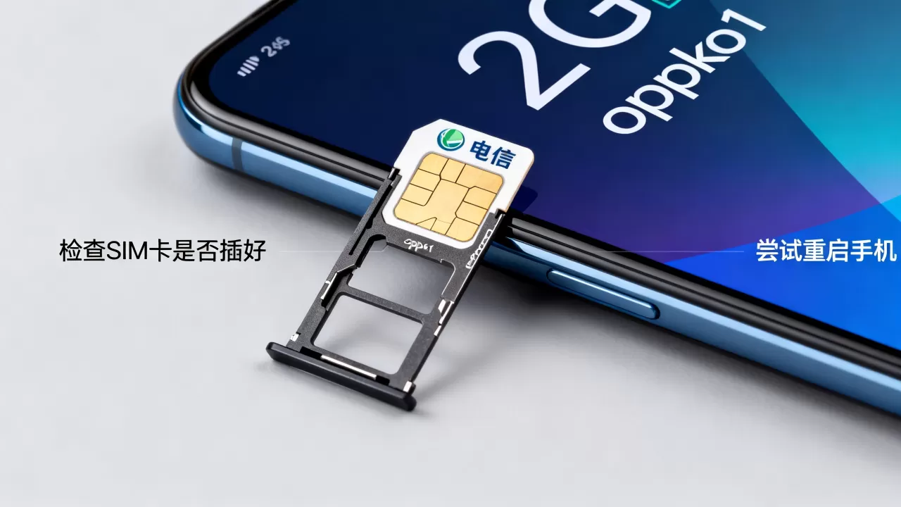 oppok1电信卡插上为什么是2G，手机电信卡显示2G网络怎么办