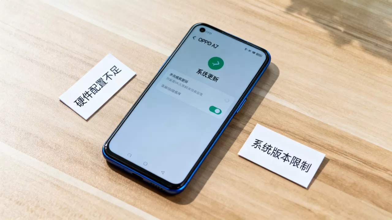 oppoa7为什么不能升级，OPPO A7系统更新限制