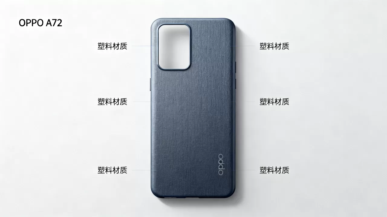oppoA72后壳采用什么材质，OPPO A72后盖材质