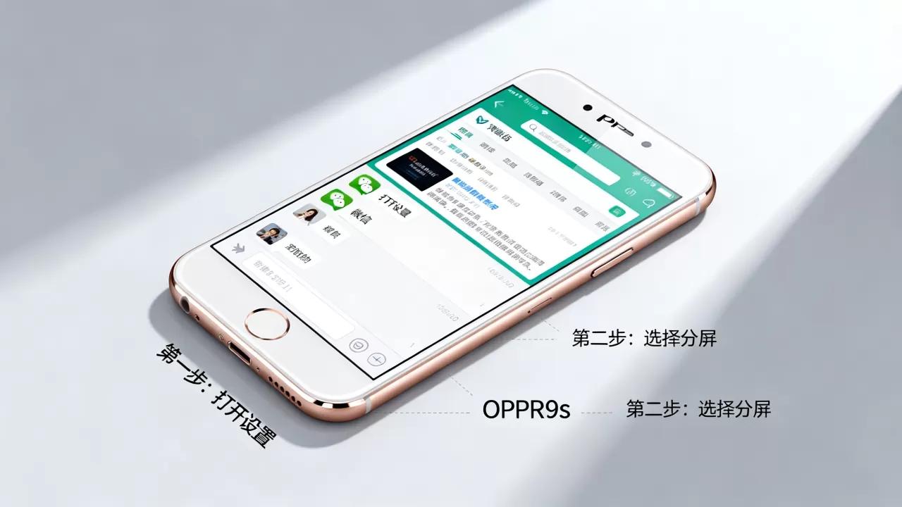 OPPOR9s怎么分屏？如何开启手机分屏功能