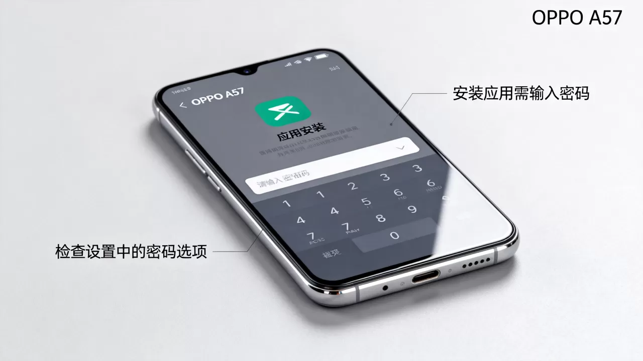 oppoa57安装密码是什么,OPPO A57手机安装应用需要输入密码怎么办 oppoa57安装密码是什么,OPPO A57手机安装应用需要输入密码怎么办
