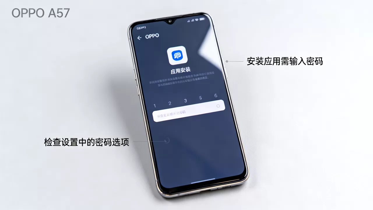 oppoa57安装密码是什么,OPPO A57手机安装应用需要输入密码怎么办 oppoa57安装密码是什么,OPPO A57手机安装应用需要输入密码怎么办