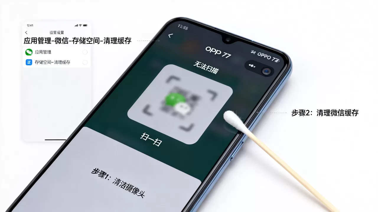 OPPO R7微信无法扫一扫是什么原因,手机扫一扫功能失灵怎么解决 OPPO R7微信无法扫一扫是什么原因,手机扫一扫功能失灵怎么解决