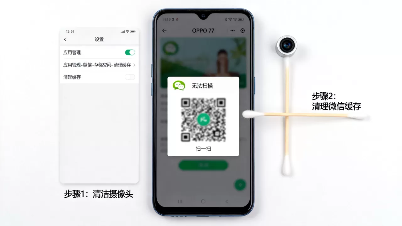 OPPO R7微信无法扫一扫是什么原因,手机扫一扫功能失灵怎么解决 OPPO R7微信无法扫一扫是什么原因,手机扫一扫功能失灵怎么解决