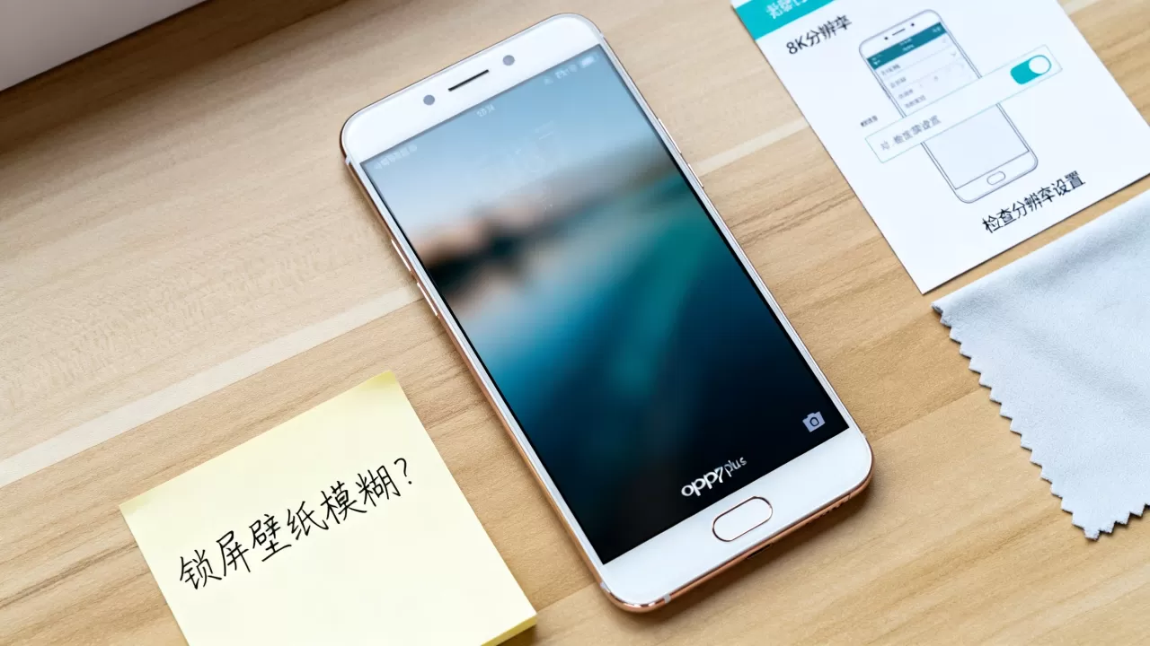 oppor7plus锁屏壁纸为什么很虚幻,手机锁屏壁纸模糊不清怎么办 oppor7plus锁屏壁纸为什么很虚幻,手机锁屏壁纸模糊不清怎么办