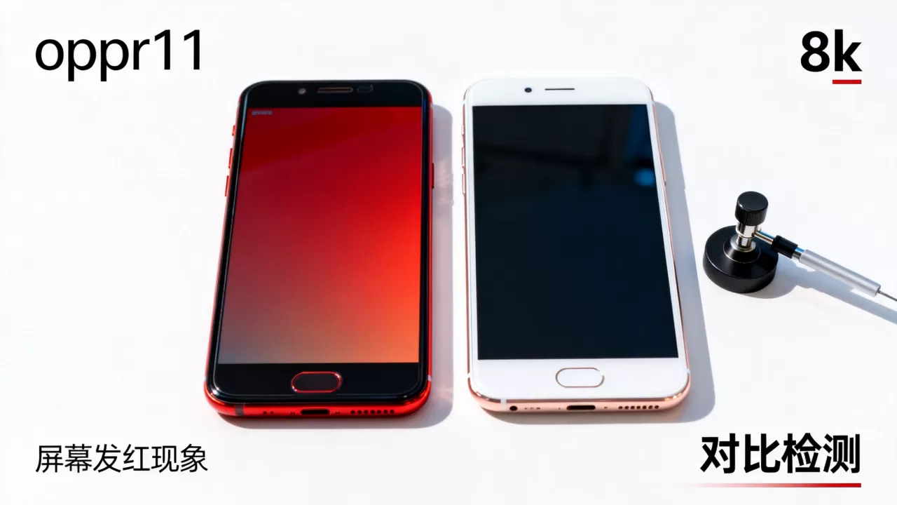 oppor11屏幕为什么发红