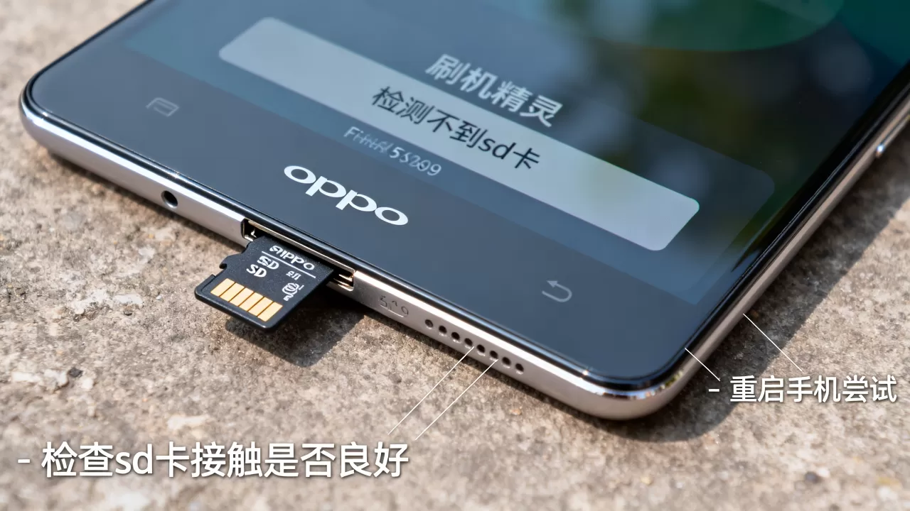 oppo find 5x909刷机精灵检测不到sd卡怎么办,刷机精灵检测不到sd卡 oppo find 5x909刷机精灵检测不到sd卡怎么办,刷机精灵检测不到sd卡