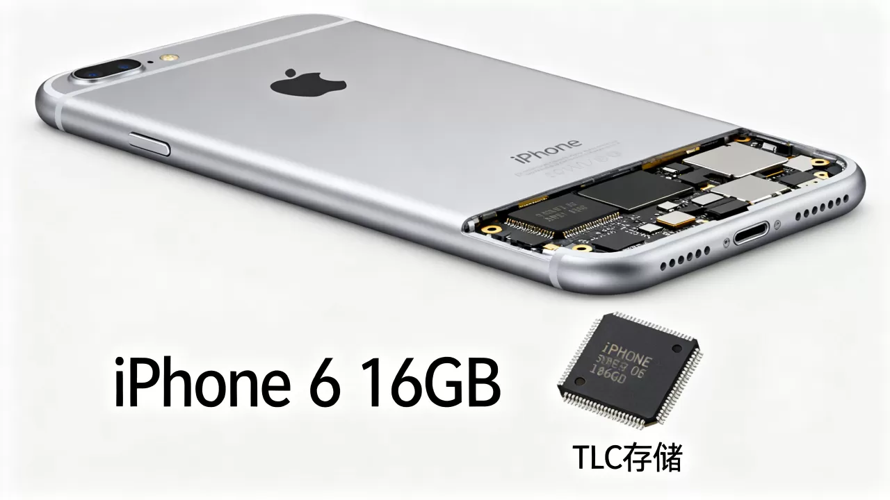 iphone6 16g是tlc吗，iphone6 16g存储类型