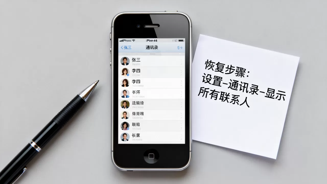 iphone4s显示通讯录,iphone4s通讯录不显示怎么恢复 iphone4s显示通讯录,iphone4s通讯录不显示怎么恢复