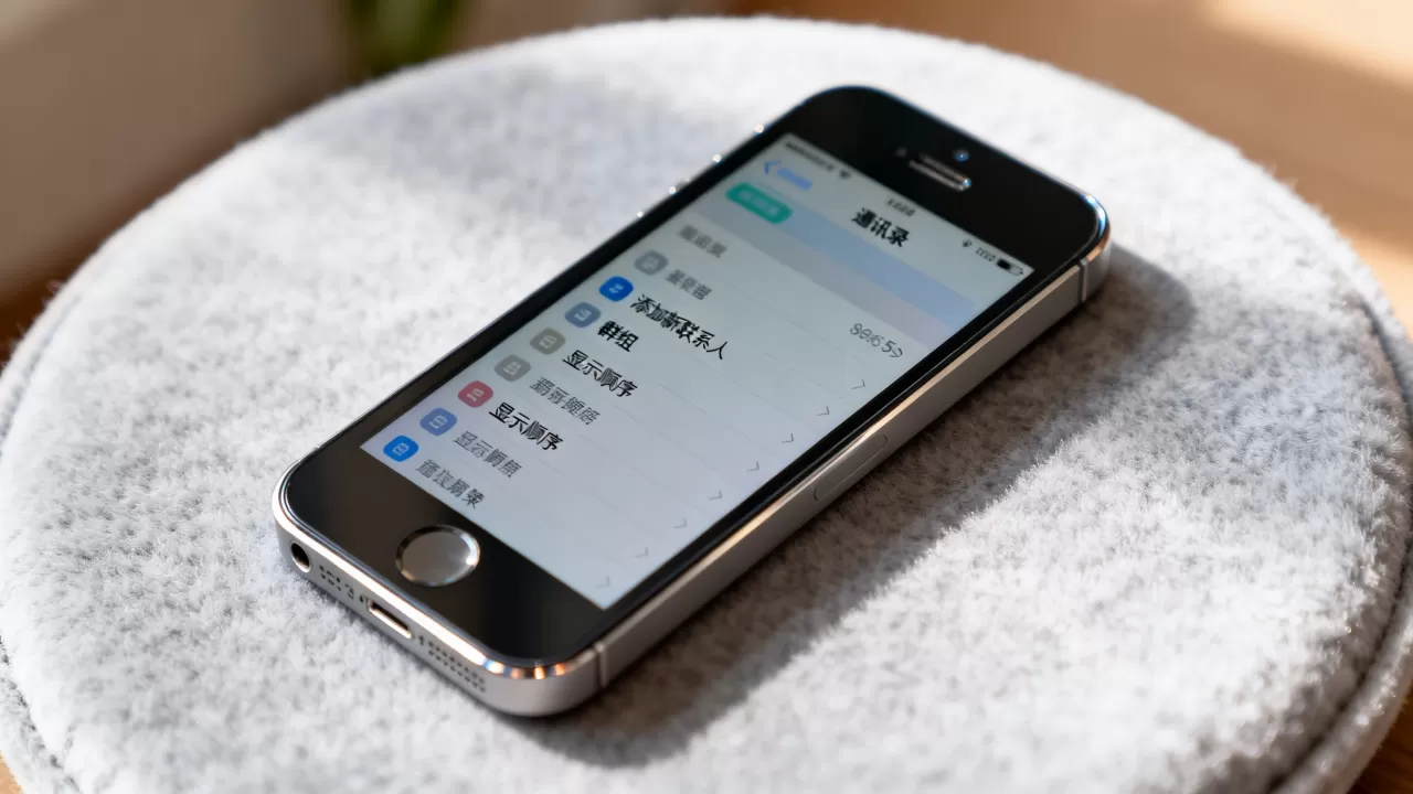 iphone5s通讯录设置 iphone5s通讯录设置
