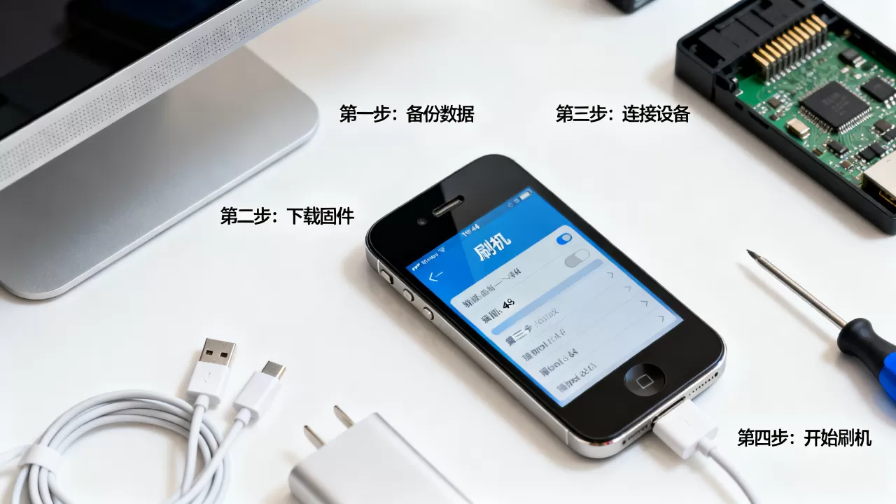 iphone4s越狱怎么刷机，iphone4s越狱后刷机教程