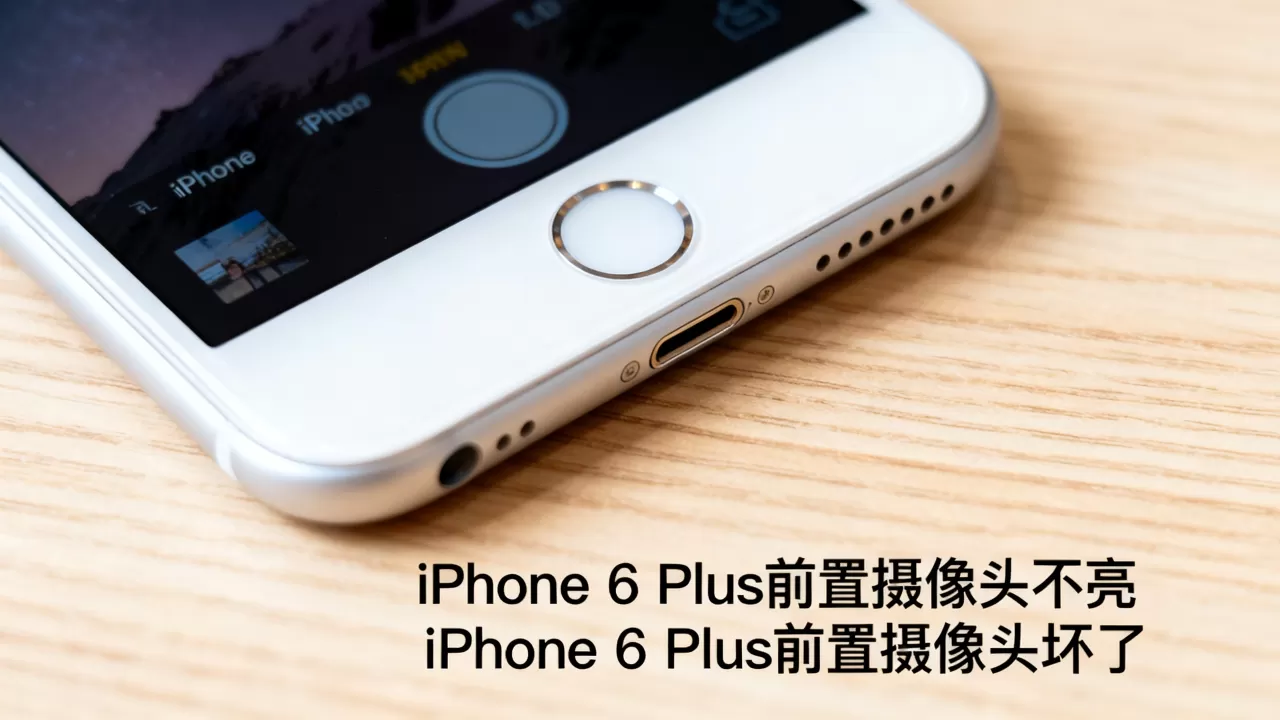 iphone6plus前置摄像头不亮，iphone6plus前置摄像头坏了