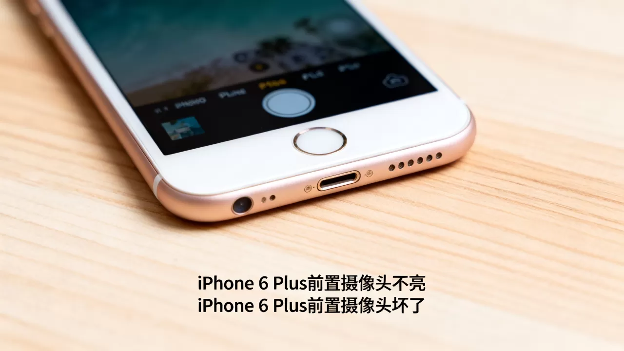 iphone6plus前置摄像头不亮，iphone6plus前置摄像头坏了