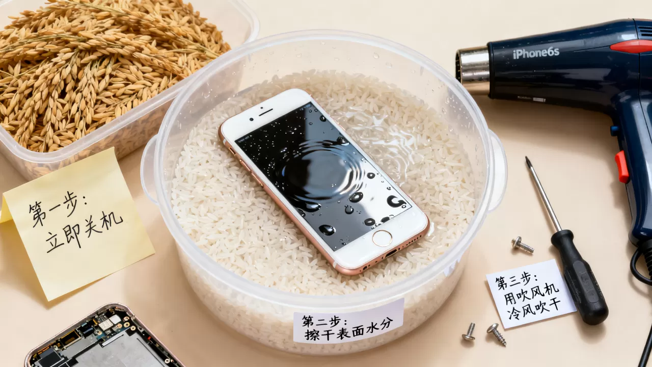 iphone6s进水怎么办?手机进水处理方法 iphone6s进水怎么办?手机进水处理方法