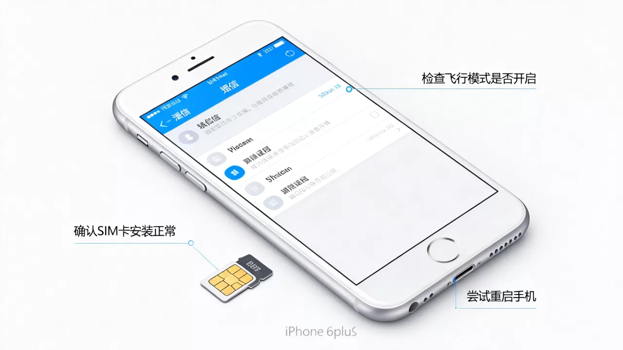 iPhone6plus收不到短信怎么办，苹果手机短信接收故障