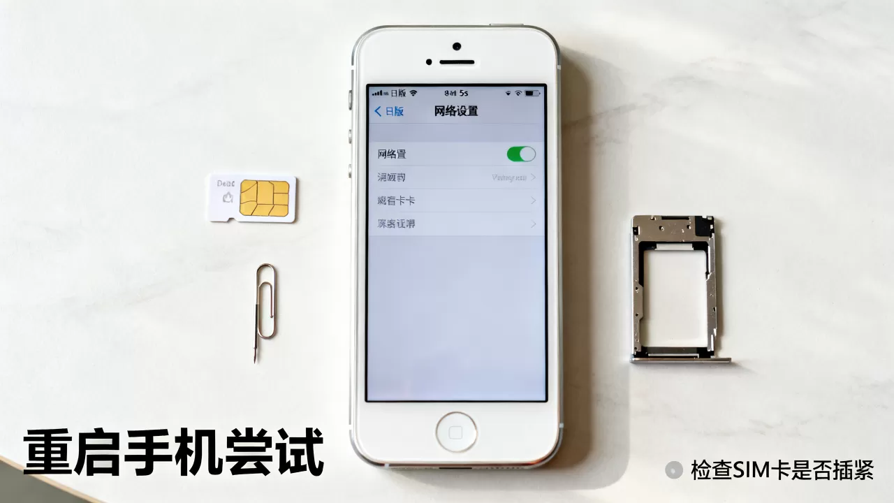 日版iphone5s上不了网，日版iPhone5s无法连接网络怎么办
